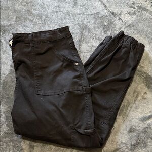 Men's Black Utility Jogger Pants